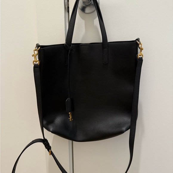 YSL black calfskin tote bag - Picture 8 of 9